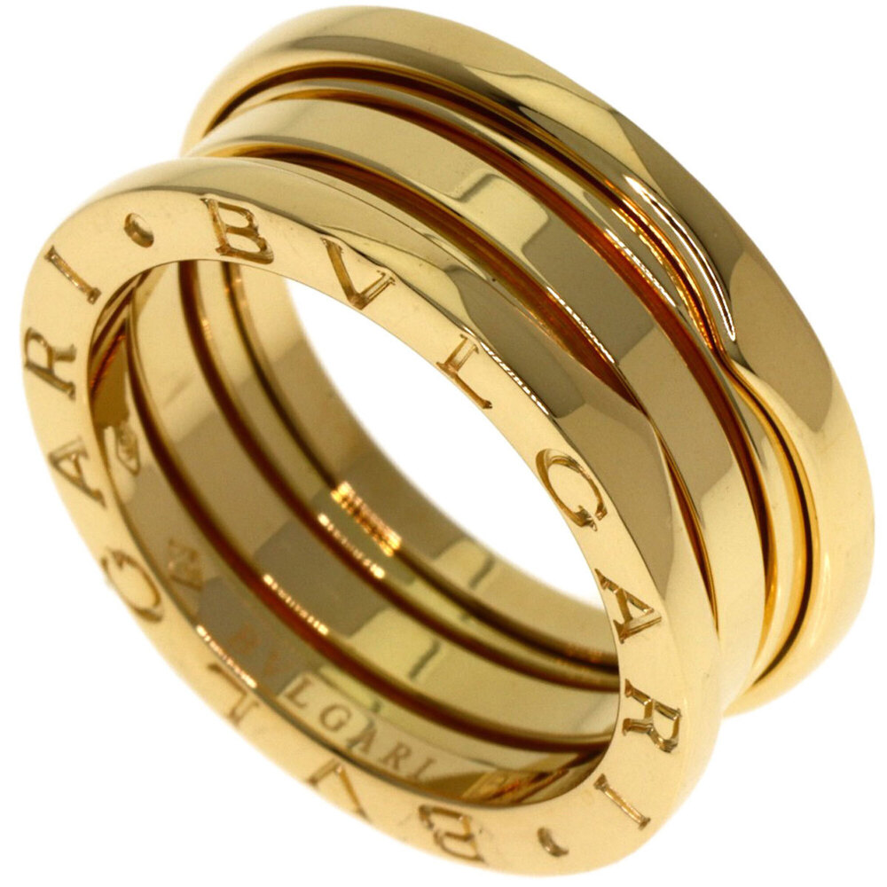 BVLGARI B-zero1 2-band ring #52, 18K yellow gold, women's.